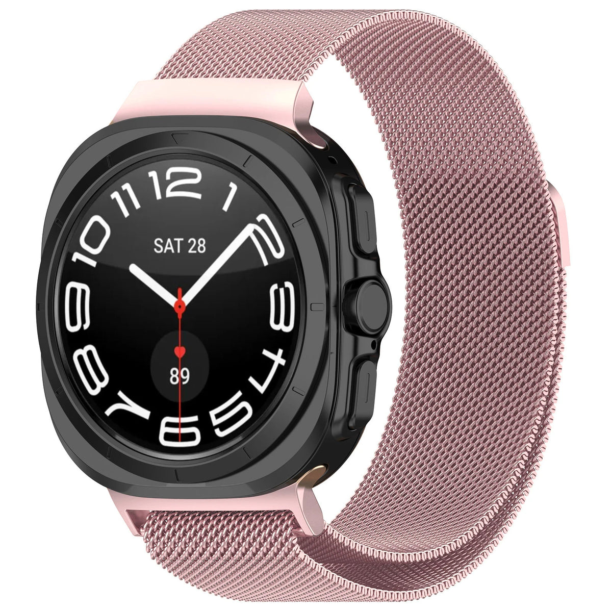 Thick Milanese Loop for Samsung Galaxy Watch Ultra strap 47mm Stainless Steel Magnetic Bracelet Galaxy Watch 7 ultra band 47 mm