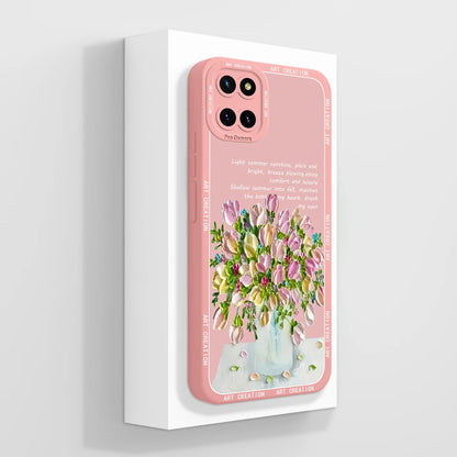 For Samsung Galaxy Note 10 Lite Case Butterfly Back Covers For Samsung Note10 Lite 10Lite Soft Liquid Silicone Phone Housing