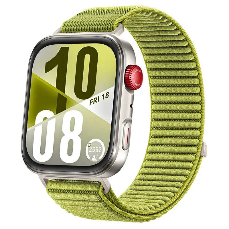 Sports Nylon Strap for Huawei Watch Fit 5 5Pro Smartwatch Woven Loop Wristband for Huawei Watch Fit3/4/4Pro Replacement Bracelet