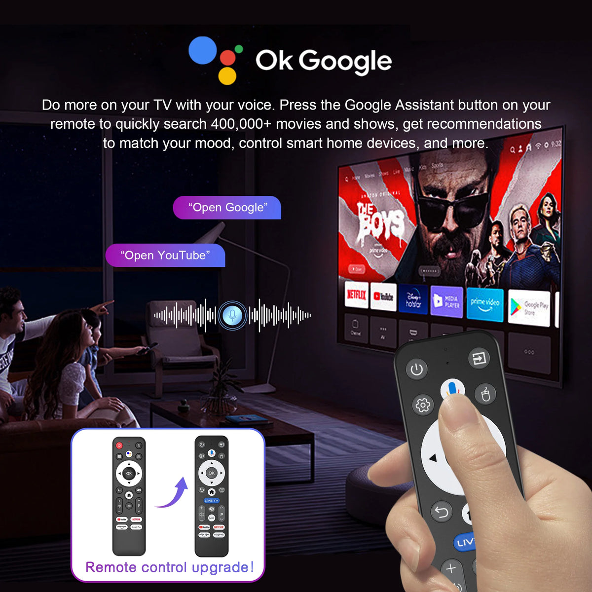 2026 Smart Android 16 TV Box T1 RK3518 Quad Core WiFi 2.4G/5G Support Dual UI Interface Google Assistant Streaming Media Player