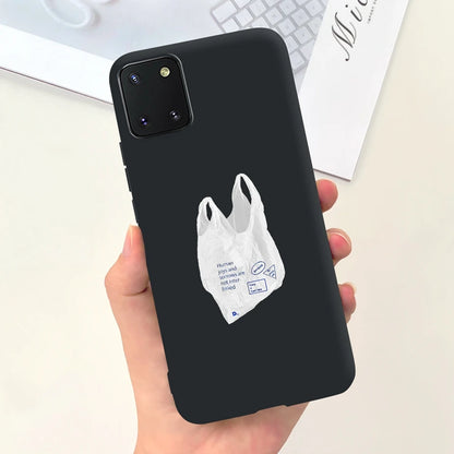 For Samsung Galaxy Note10 Lite Case SM-N770F 6.7'' Popular Candy Painted Cover Soft TPU Phone Case For Samsung Note 10 Lite Bags