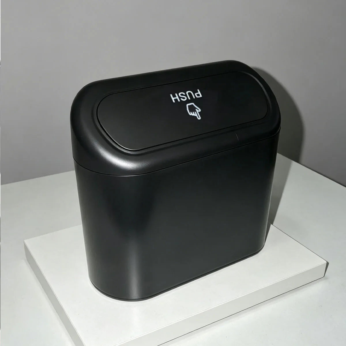 Car Trash Can, Mini Leakproof Trash Can for Car Desk, Thickened Garbage Bags Included, Portable Small Waste Bin for Vehicle