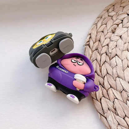 For Airpods 1 2 3 4 5 Pro 3 Pro 2 Case Cute Cartoon Sponge Silicone Earphone Case Accessories Cover