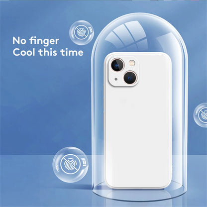 Original Square Liquid Silicone Phone Case for iPhone 14 13 7 8 Plus X XR XS 11 12 Pro Max SE 2 3 Luxury Camera Protective Cover