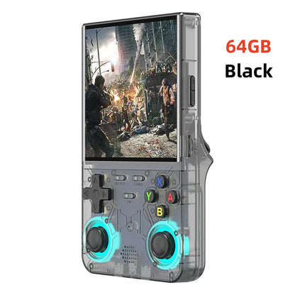 R36 Ultra Handheld WIFI Game Player 4 Inch IPS Screen Open Source Retro Video Player 64G/128G Memory Games