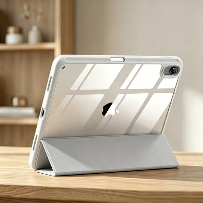 For Apple iPad (A16) 11th 11'' 2025/10th 10.9'' 2022 Generation Case with Pencil Holder, Hybrid iPad 11 10 Case with Clear Back