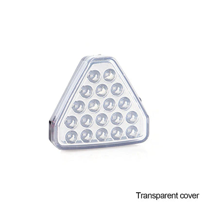 Universal F1 Style Car Brake Signal Lamp Triangle Sporty LED Rear Fog Light Tail Third Brake Lamp Tail Stop Strobe Light