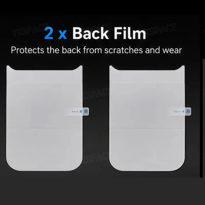 Matte Frosted HD Clear Hydrogel Film For iPhone Duo 7.6" Inner External Front Back Soft TPU Screen Protector Anti Fingerprint