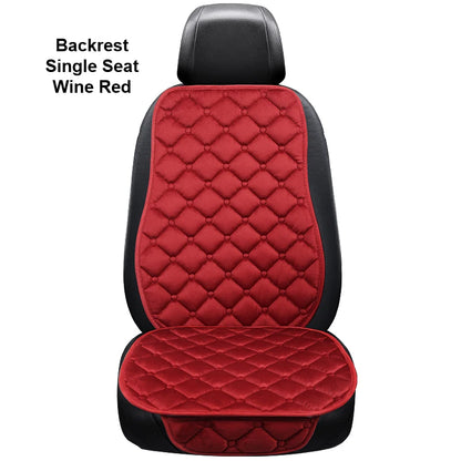 Car Seat Cover Protector Universal Winter Warm Auto Seat Cushion Rear Seat Cushion Protection Covers Back Cushion Three Piece