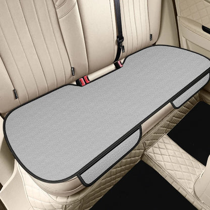 Universal Breathable Car Seat Cushion Ice Silk Non-slip Rear Seat Cushion Wear-resistant Solid Color Auto Protector Mat Pad