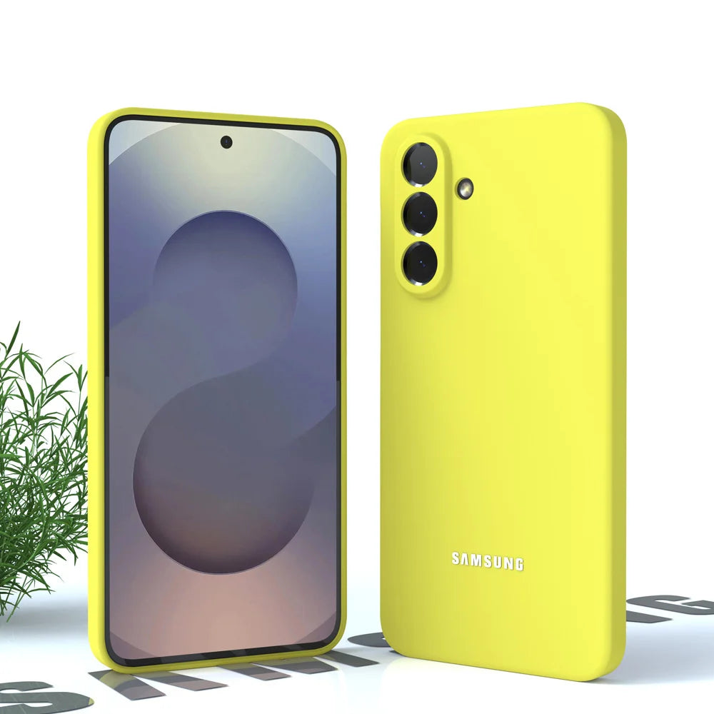 For Samsung Galaxy A56 A36 A16 A55 Case Soft Liquid Silicone A35 A15 A54 A34 S25 S24 S23 Ultra Thin Shockproof Phone Back Cover