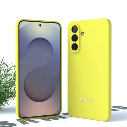 For Samsung Galaxy A56 A36 A16 A55 Case Soft Liquid Silicone A35 A15 A54 A34 S25 S24 S23 Ultra Thin Shockproof Phone Back Cover