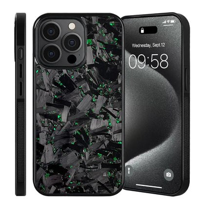 Magnetic Real Forged Carbon Case for iPhone 17 17Air 16 15 14 13 12 11 Pro Max 16+ 15+ Protective Phone Back Cover with MagSafe
