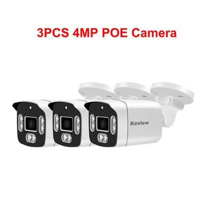 4K Poe Camera Video Surveillance IP Onvif Audio 48V POE 4MP 8MP Night Vision Bullet WaterProof security camera for NVR