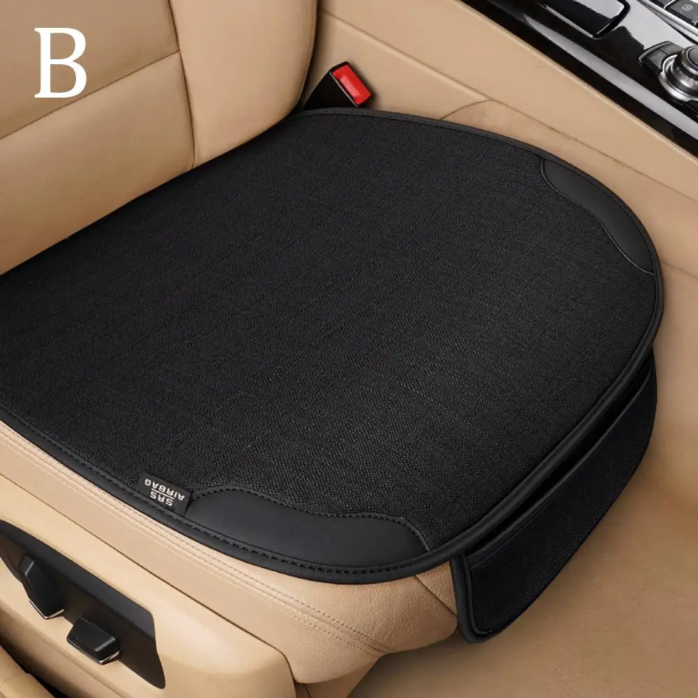 Car Breathable Flax Seat Cover Universal Front Seat Anti Dust Anti Scratch Protector Cushion Covers For Car Interior Accessories
