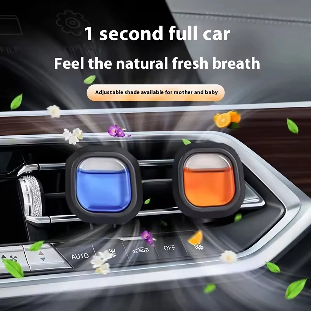 Car Mounted Fragrance Air Conditioner Air Outlet Perfume for Men and Women, Car Fragrance Is Light and Fragrant