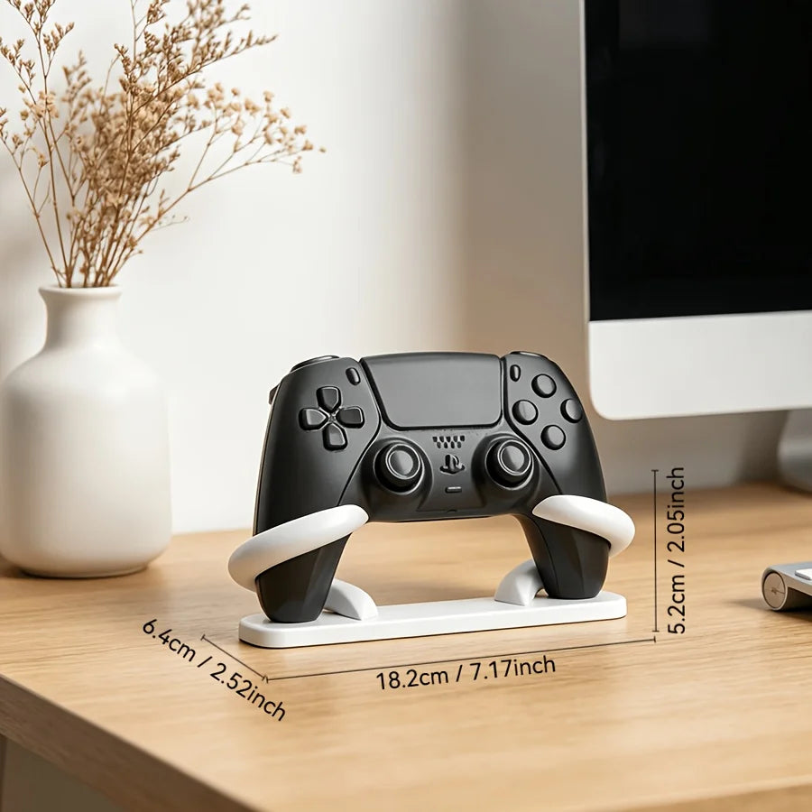 minimalism Game Controller Holder 3D Printed Anti-Slip Desk Stand Universal Gamepad Mount PS5 PS4 Xbox Gaming Desktop Organizer