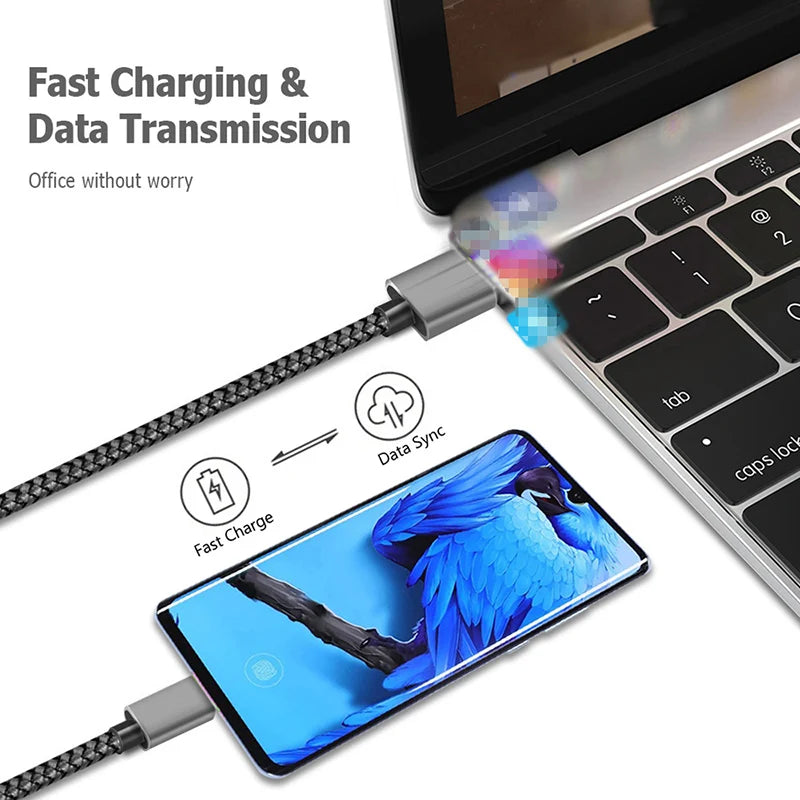 USB A Micro Cable Fast Charging Wire Mobile Phone Line USB Adapter Cable Cord For Samsung Xiaomi Andriod Mouse PS4 GamePad Data