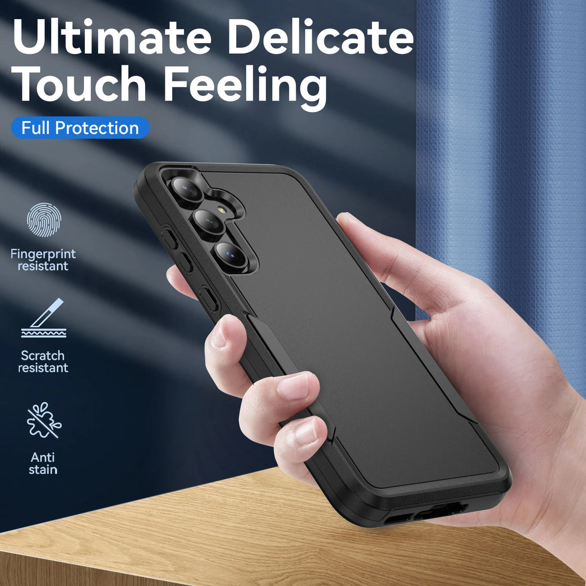 Military Grade Cases for Samsung Galaxy S25 FE S22 S23 S26 Plus S24 FE Ultra Edge A57 A17 A54 A16 5G A56 A55 A15 Armor Case