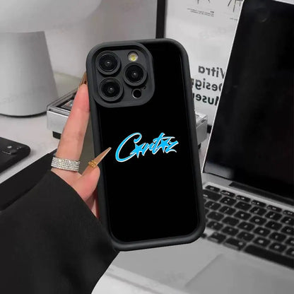 The World-C-Corteizs Phone Case iPhone 16 Plus 15 11 14 12 13 17 Pro Max Shockproof Soft Cover