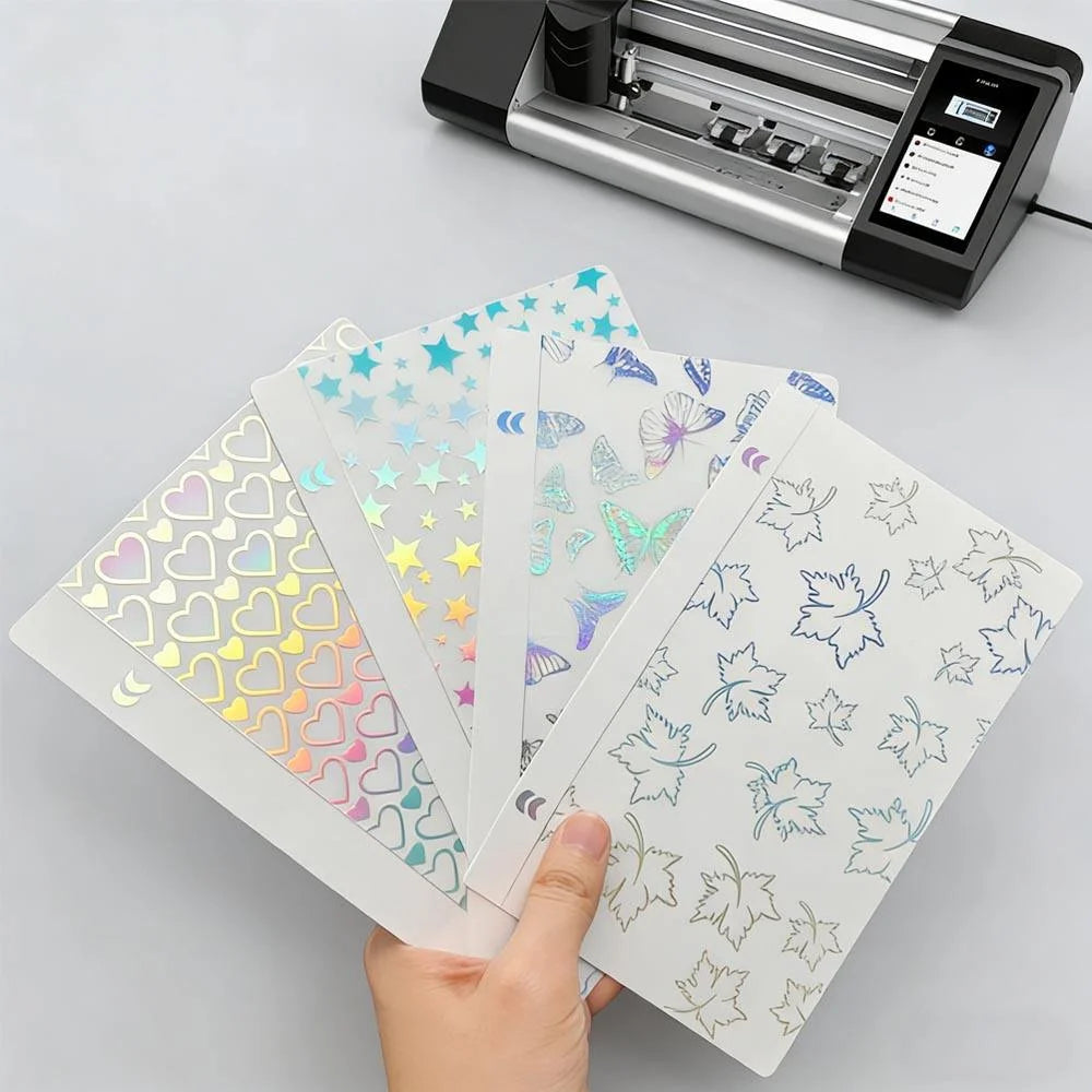 Fonlyu 10pcs 3D Transparent TPU Phone Cover Screen Protector With Star Pattern Back Skin Stickers for Y22 Plus Cutting Plotter
