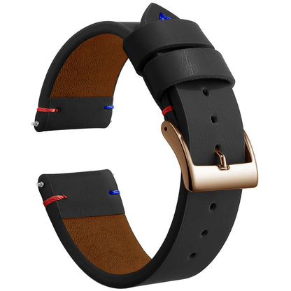 Leather Watch Band Strap Sport Vintage Leather Men Women Watchband Stainless Steel Buckle Watch Accessories 18mm 20mm 22mm