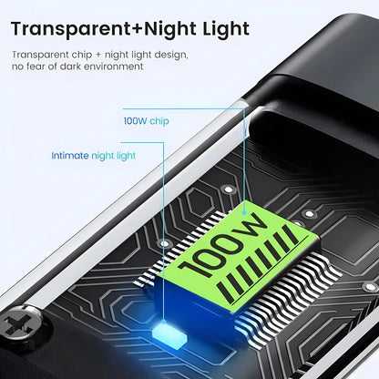 3 in 1 100W USB A Cable Fast Charging Micro USB Data Cord Phone Charger Quick Charge Cable For iPhone Samsung Xiaomi Huawei