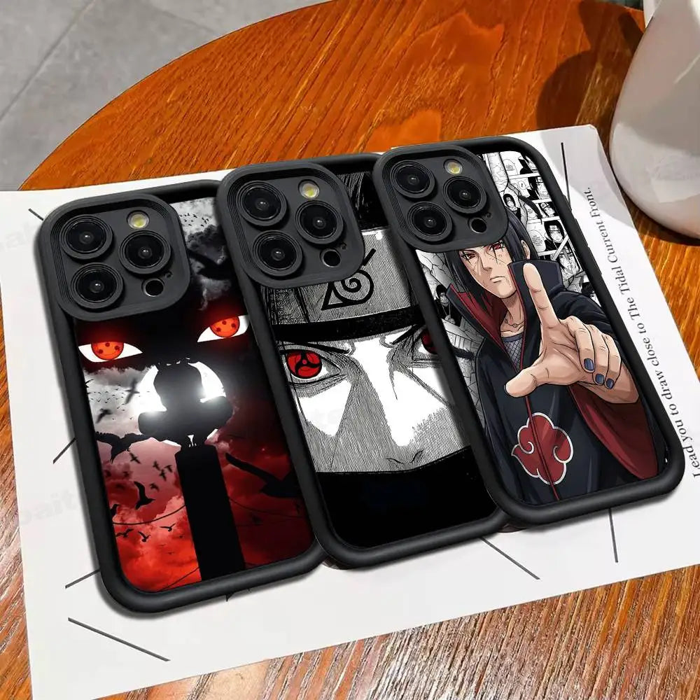 Classic Anime U-Uchiha Itachi Phone Case For iPhone 17 16 15 14 13 12 11 Air Plus Pro Max Soft Back Cover