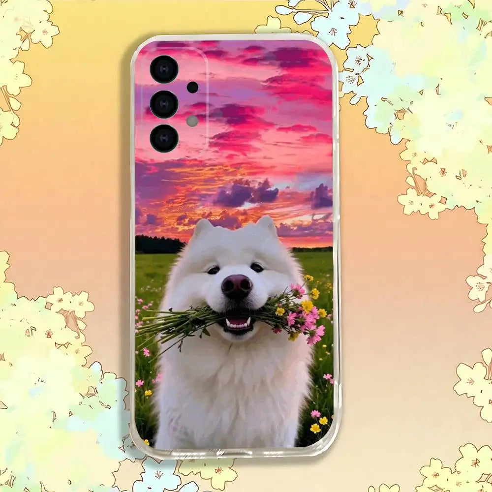 Yorkshire Terrier Dog Shockproof Clear Case For Samsung Galaxy S30,S25,S24,S23,S20,S21,S22,S10,5G,FE,lite,PIus Cover