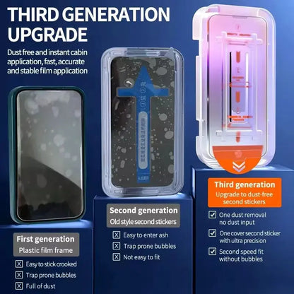 1-2pcs 8K HD Screen Protector For IPhone 17 Pro Max 18 Pro SE 2022 iPhone 15 16 Pro 14 13 12 Mini 11 8 7 Plus Auto-Dust Removl