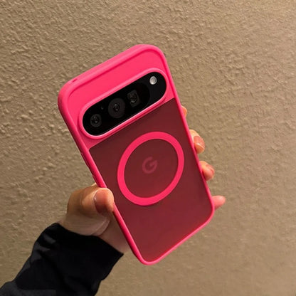 Luxury Translucent Matte Magnetic Case For Google Pixel 10 ProXL 9Pro XL 11 ProXL 10 9A Wireless Charging Candy Color Slim Cover