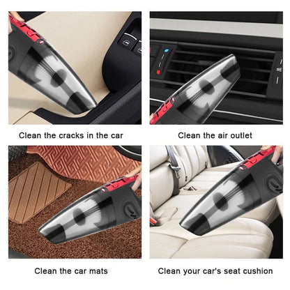 Portable wireless vacuum cleaner, multi-function car and home dual-use, rechargeable, long-lasting battery life, strong suction