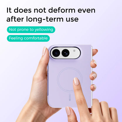 Magnetic for Magsafe Wireless Charge Liquid Silicone Case for iPhone Duo 18Fold iPhoneUltra Full Protect Shell Soft Back Cover