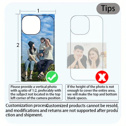 For iPhone 18 17 16 15 14 13 12 11 Pro XS Max Air Mini XR 7 8 Plus DIY Photo Personalized Anti Shock Case Silicon Back Cover