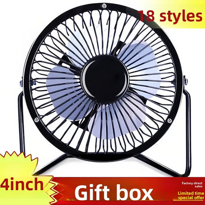 5 6 8 Inch USB Powered Mini Desktop Fan Strong Wind Quiet Portable Table Cooling Fan For Office Bedroom Dorm Student Home Use