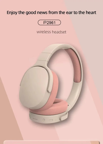 Headset Bluetooth Headphone True Wireless Sports With Headset Noise Reduction Computer Gaming Long Life High Sound Quality P2961