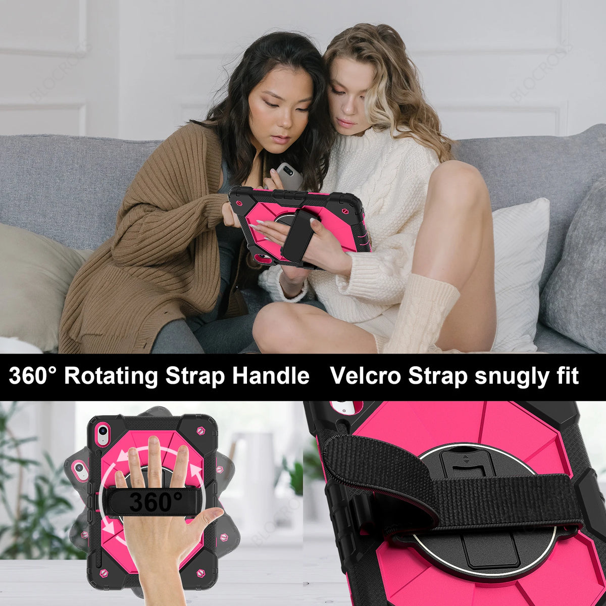 Armor Case For iPad A16 11th 2025 10th 10.9 2022 Mini 7/6 Kids Stand Shockproof Tablet Cover For iPad Air 11 10.9 Pro 11 Air 13
