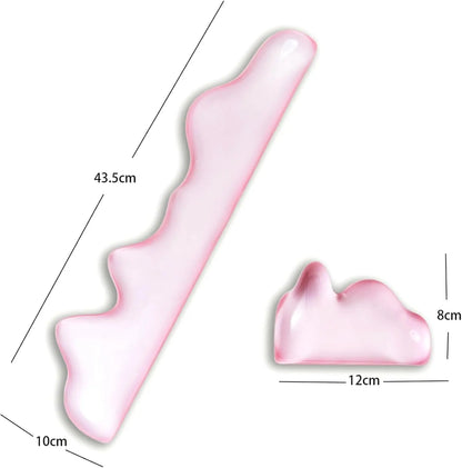 Cute Cloud Ergonomic Wrist Rest Silicone TPU Keyboard Mouse Pad Pressure Relief Comfort for Office Gaming Laptop Desktop Gift