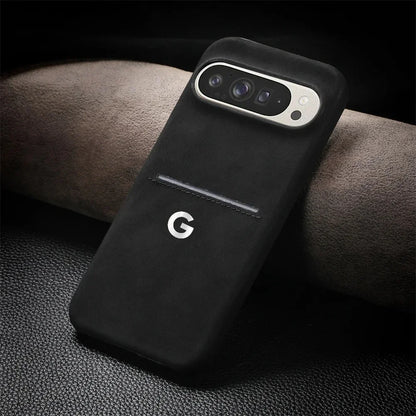High Texture Retro Business Sheepskin Case For Google Pixel 11 10 9 ProXL 8 Pro Card Slot Skin Friendly Shockproof Protect Cover