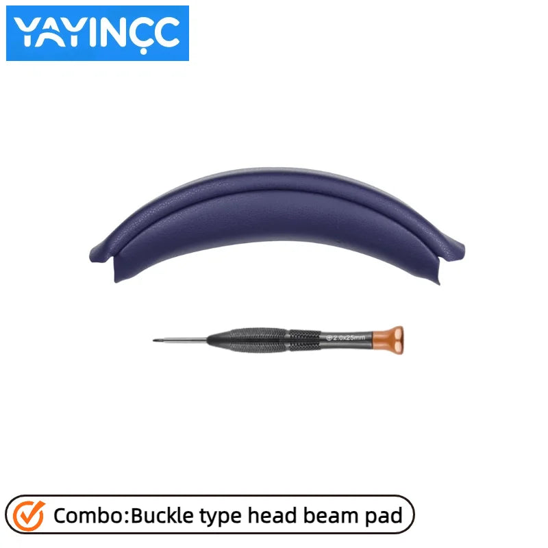 Replacement Easy to install Snap on Headbeam cushion/Protein skin memory sponge ear pad For Sony WH-1000XM4 Headset repair parts