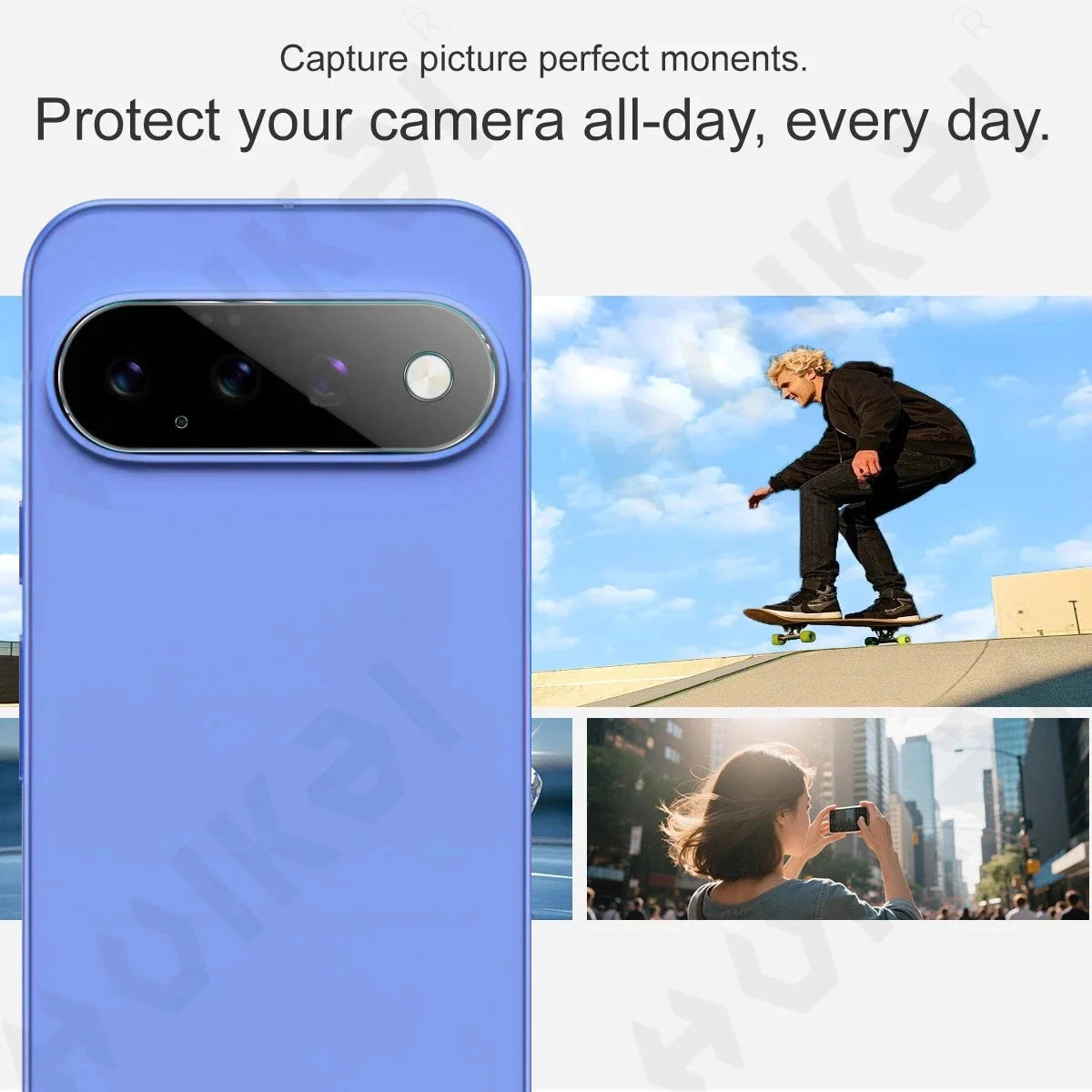5 Pcs Camera Lens Protector Glass for Google Pixel 11 10 9 10A Pro XL 5G 2026Full Cover Metal Rear Camera Protector Lens Cover