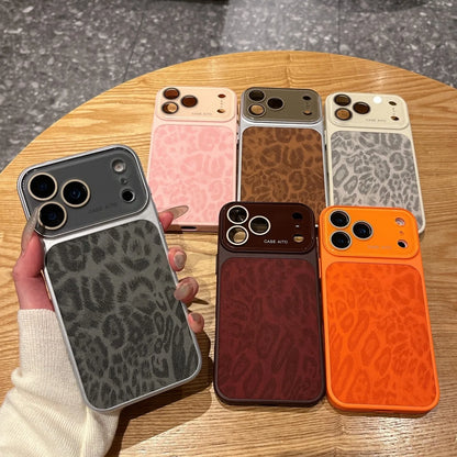 Luxury Leopard Print Phone Case For iPhone 13 14 15 16 17 18 Pro Max Shockproof Bumber Cases Cover