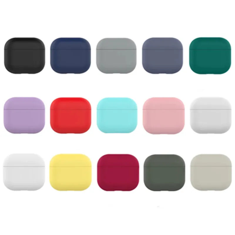 Liquid Silicone Soft Earphone Case for AirPods Pro 3 2 2025 Generation Air Pods 5 4 1 Pro3 Pro2 3rd Gen Headphone Cover Sleeve