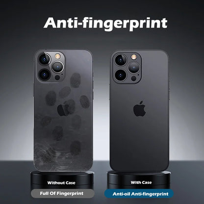 Ultra Thin Matte Translucent Case For iPhone 16 17 15 14 13 12 mini 11 Pro X Xr Xs Max Plus SE Clear Soft Hard Back Slim Cover
