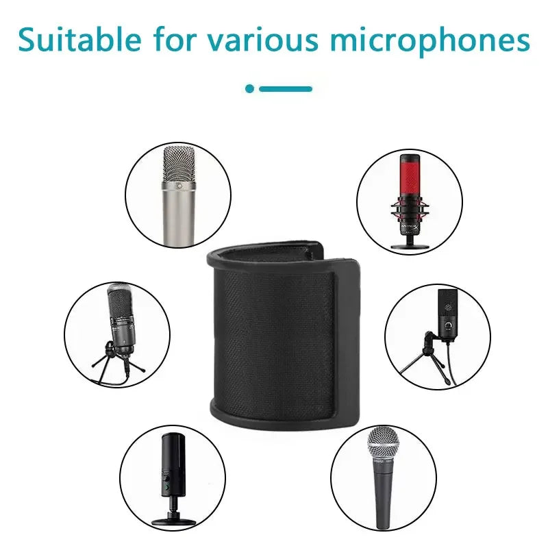 NB-35 Microphone Stand Professional Scissor Arm Stand With Microphone Pop Filter For Mic Bracket With Shock Mount