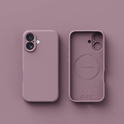 Original Liquid Silicone Magnetic Phone Case For iPhone 17Air 16 Plus 15 14 13 12 17 Pro Max Magsafe Wireless Charge Matte Cover