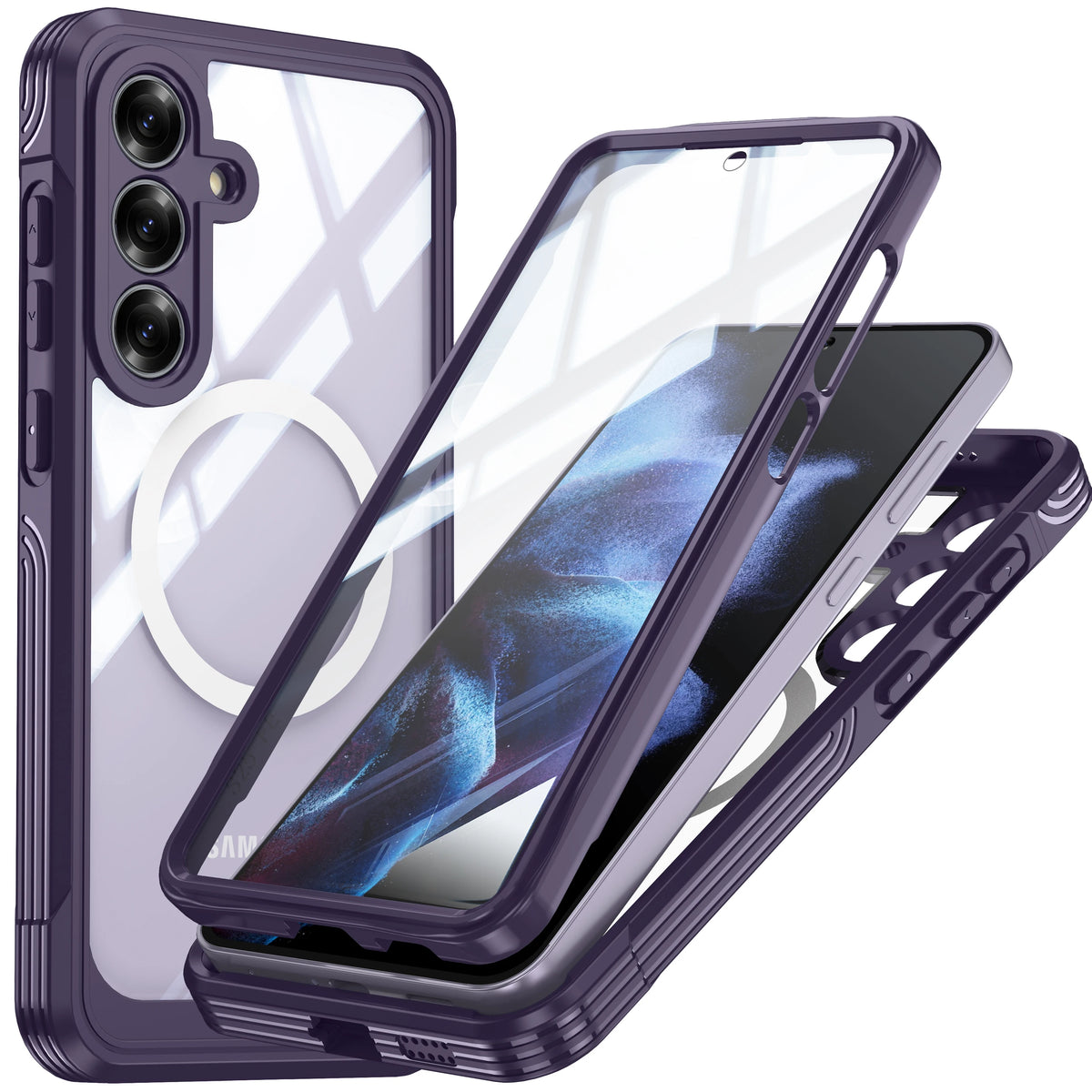 Shellbox Suitable for Samsung Galaxy S25 FE S25Edge S24 Ultra All Inclusive Phone Case, Anti Drop, Armored Appearance