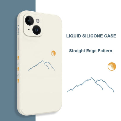 Line Mountain Phone Case For iPhone 17 Air 16E 16 15 14 13 12 11 Pro Max Mini X XR XS Plus 6 6S Plus Cover