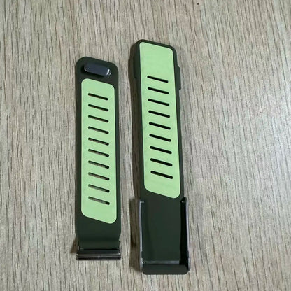 Suitable for Whoop 5.0 Dual Color Silicone Soft Strap Official for Whoop MG Sports Wristband with Metal Frame Included
