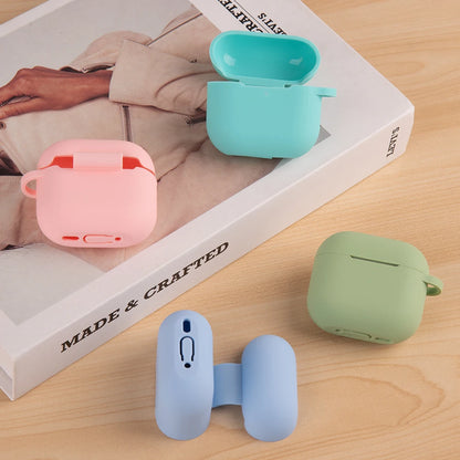 Wireless Headset Silicone Cover For AirPods 4 4th 5 Gen 2026 2024 Case For AirPods 5 Air Pods 4 Coque Soft TPU Fundas With Hook